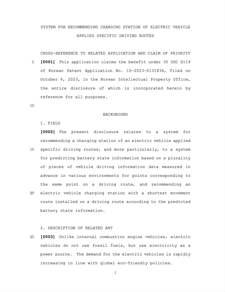 System for recommending charging station of electric vehicle applied specific driving routes